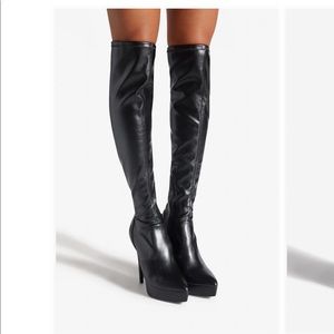 Zaire Tall plate form boots Size 9.5 or 8